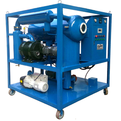 3000L/h 흐름 속도 트랜스포머 오일 정화 기계 냉철 재료와 700KG 용량