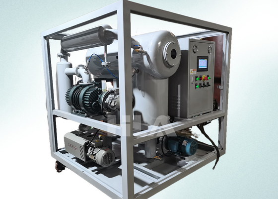 1800-18000 L/h 흐름 PLC 최적 정화를 위한 완전 자동 변압기 오일 필터링 시스템