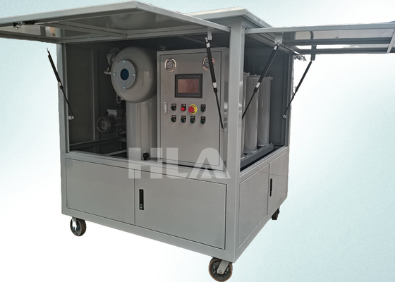 1800-18000 L/h 흐름 PLC 최적 정화를 위한 완전 자동 변압기 오일 필터링 시스템
