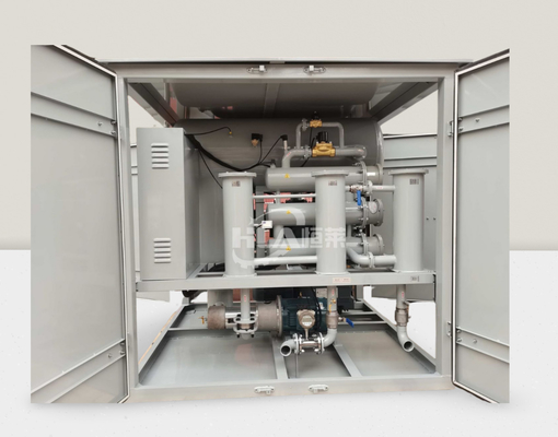 48KW 난방 전력 오일 정화 기계 0.04MPa 압력에서 효과적인 오일 정화를 위해