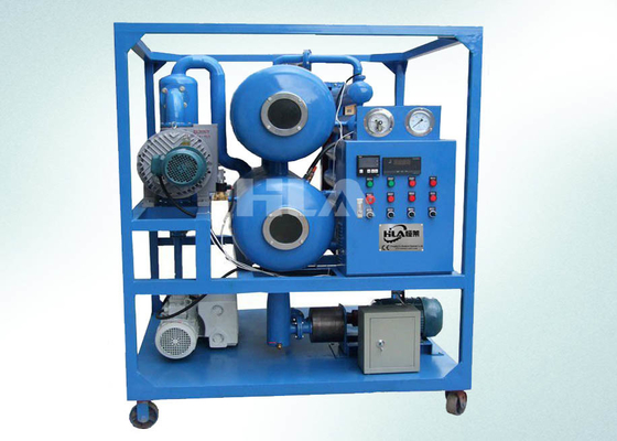 50KW-150KW 파워 오일 정제 기계 산업용에서 600-18000L / 시간 높은 흐름 속도를 위해