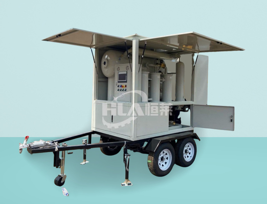 트랜스포머 오일 정화 기계, 진공 난방 정화 방법과 물 함량 ≤3ppm